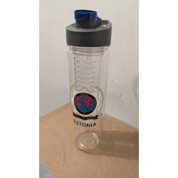 Joogipudel läbipaistev värvilise logoga kingituseks